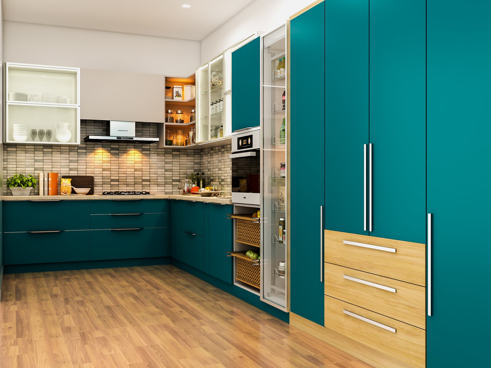 modular kitchen design india price